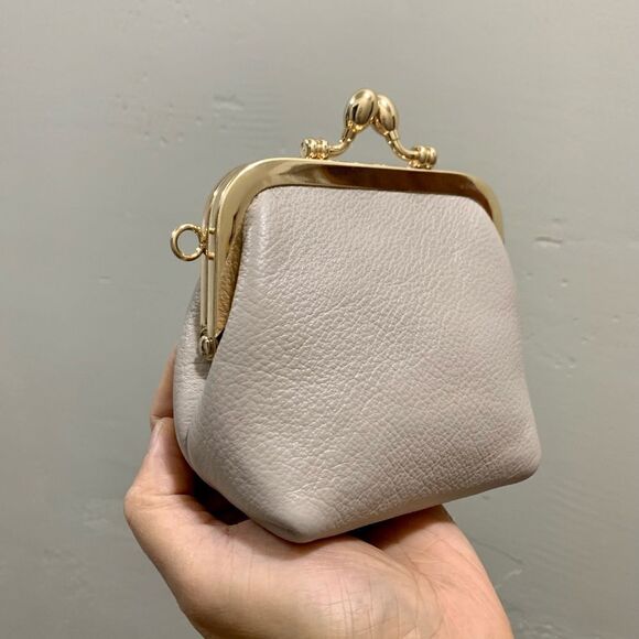 Handmade Genuine Premium Leather Kisslock wallet/Wristlet/Coin purse - Picture 3 of 12